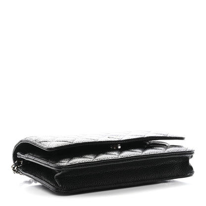 Chanel Caviar Quilted Wallet on Chain WOC Black 6 of 12