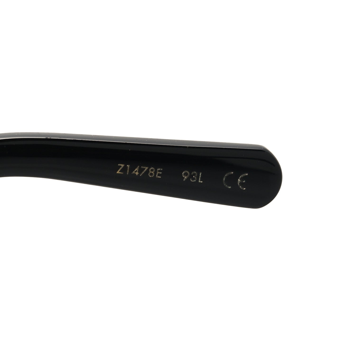 Acetate LV Link Square Sunglasses Z1478E Black