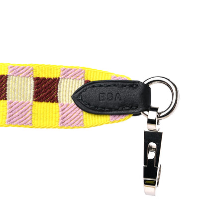 Hermes Toile Swift 25mm Maxi Quadrille Shoulder Strap Citron Rouge H Mauve Sylvestre 5 of 5