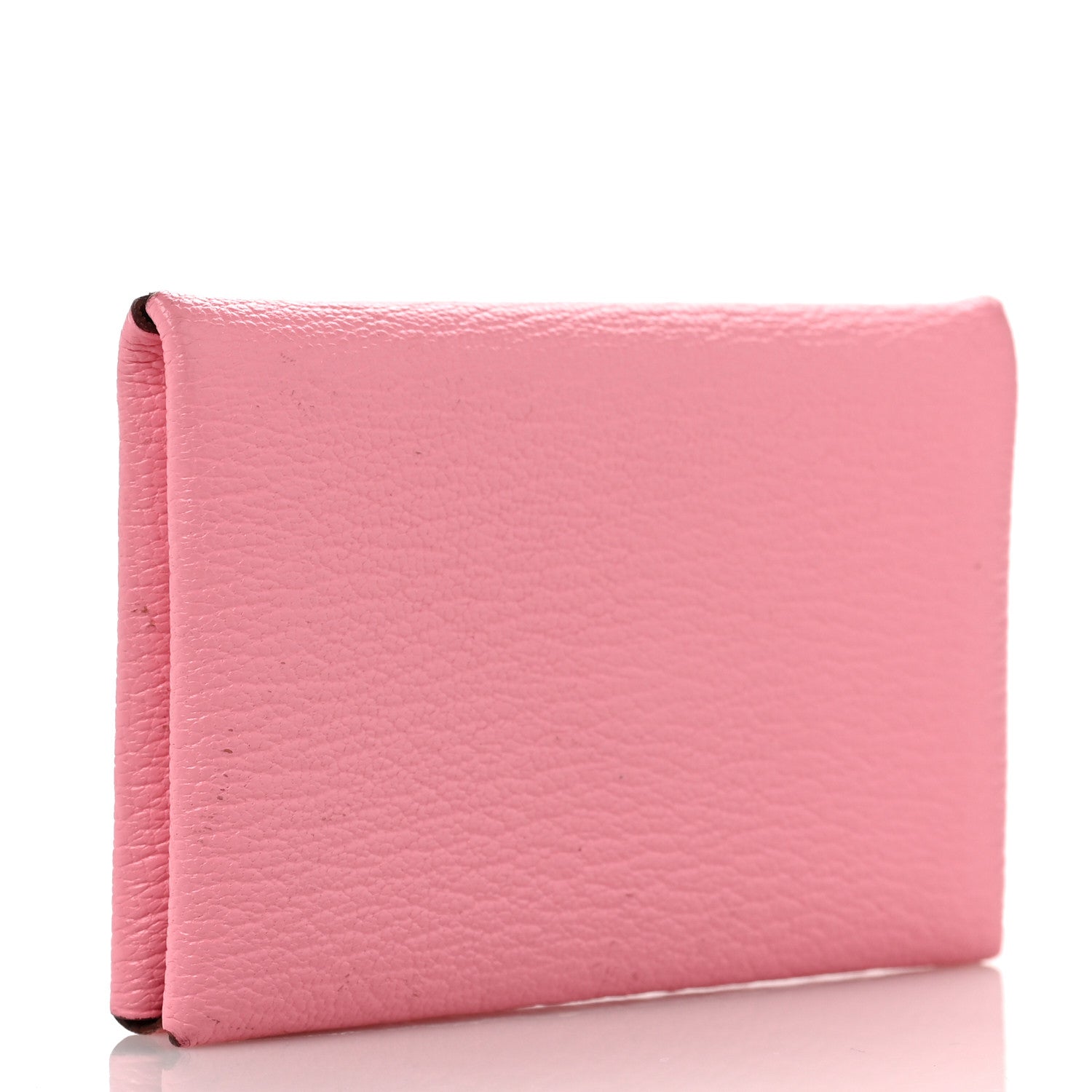 Hermes Chevre Mysore Verso Calvi Card Case Rose Ete Cuivre 3 of 8