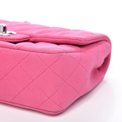 Chanel Iridescent Caviar Quilted Mini Rectangular Flap Pink 10 of 15