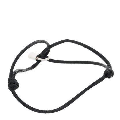 Louis Vuitton Sterling Silver Lockit Bracelet Black 2 of 3