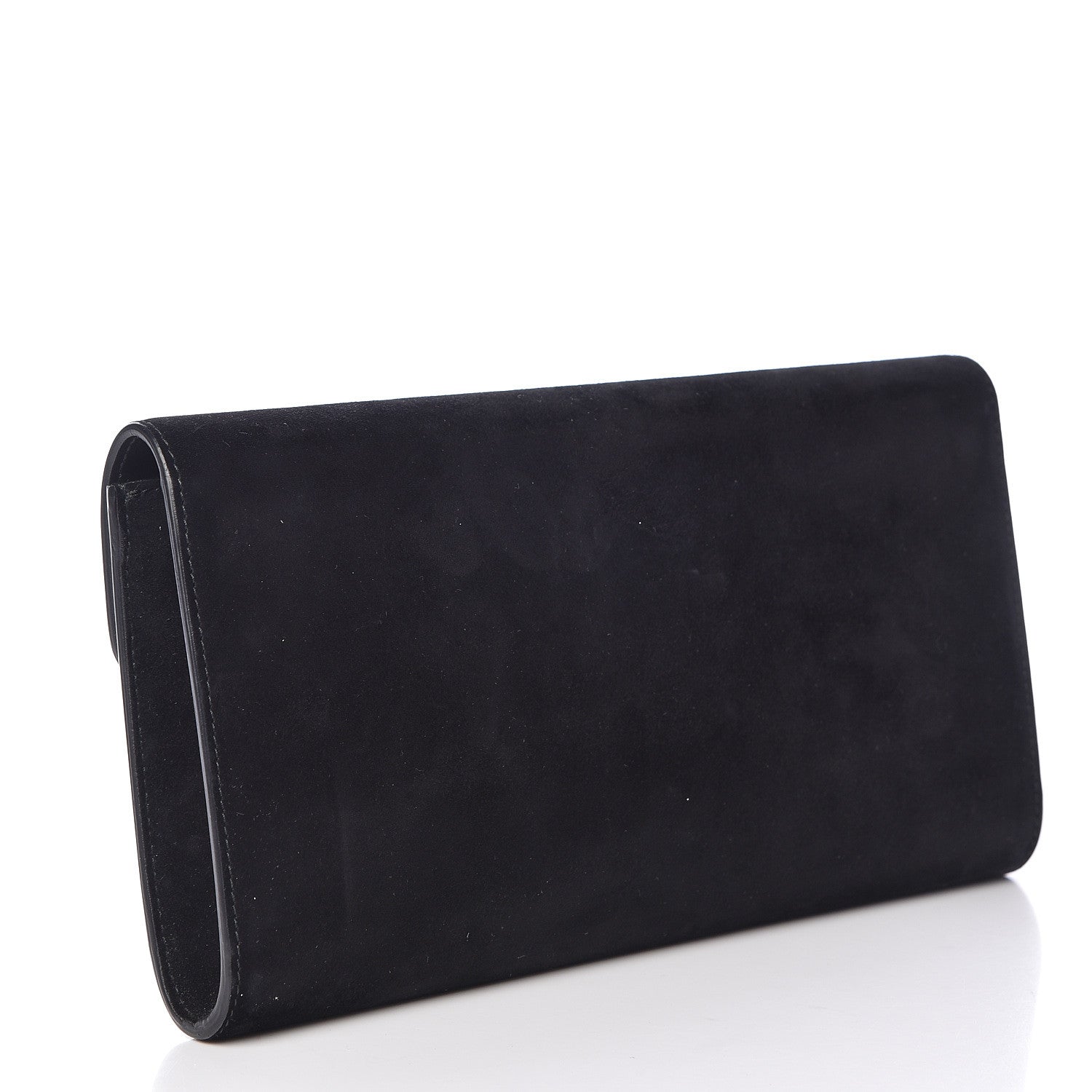 Gucci Suede Pearly GG Marmont Clutch Black 3 of 10