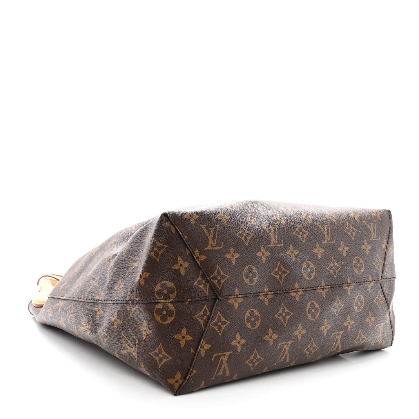 Monogram Flower Hobo Beige