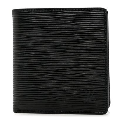 Louis Vuitton Epi 6 Card Billfold Wallet Black 1 of 9