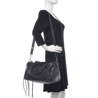 Balenciaga Agneau Classic Hardware Boston Black 2 of 18