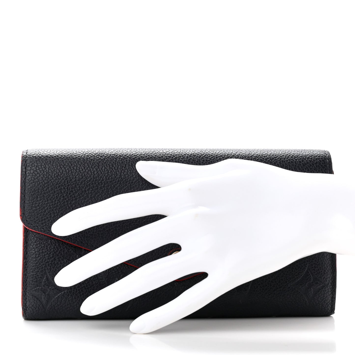 Empreinte Sarah Wallet NM Marine Rouge
