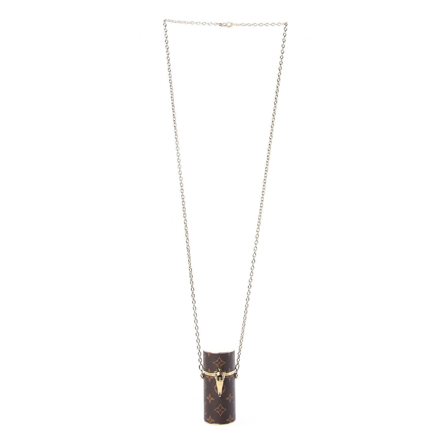 Monogram Chain Lipstick Case