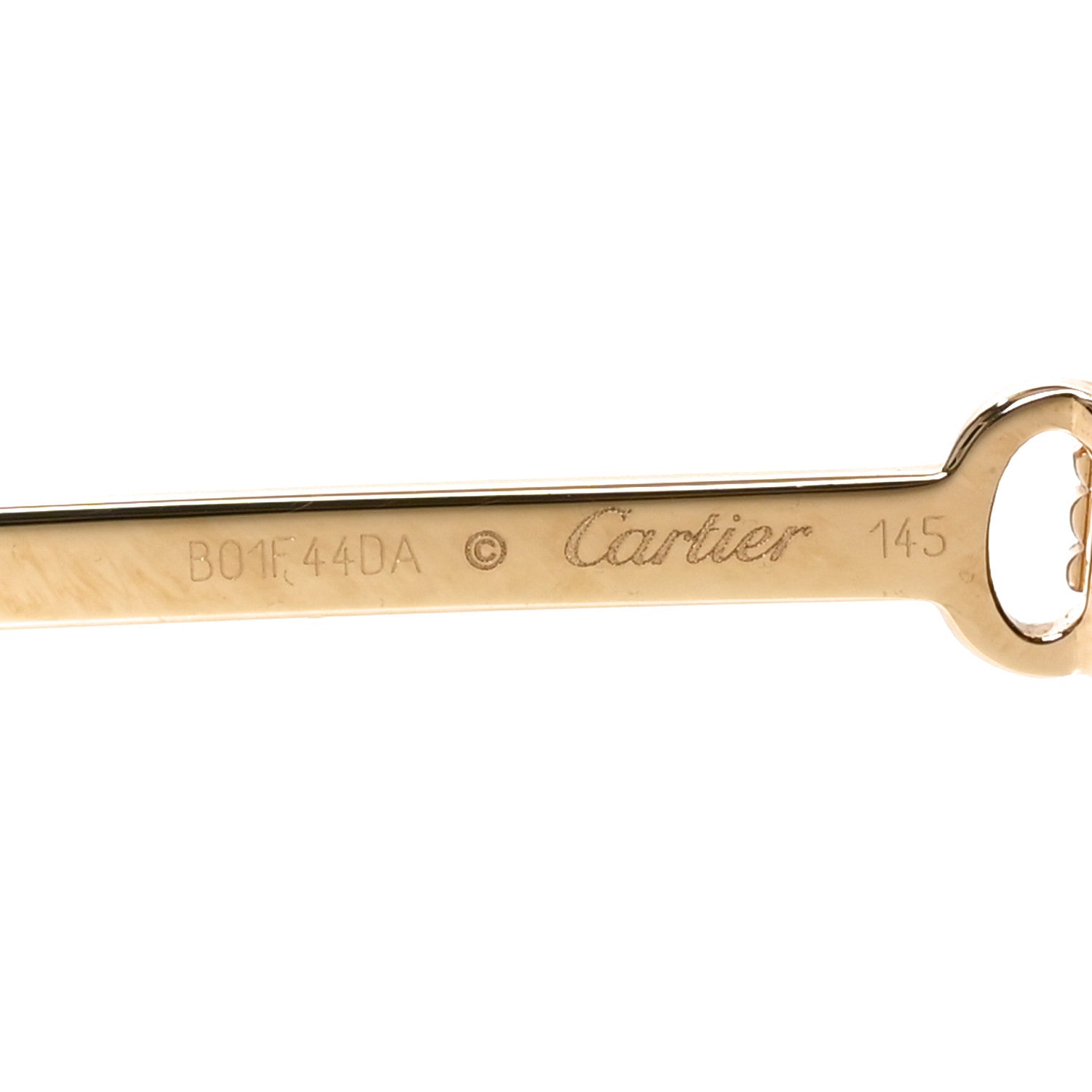 Cartier Premiere De Cartier Square Sunglasses Gold Black 5 of 7