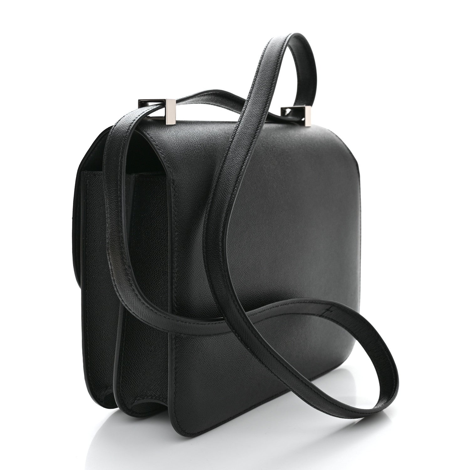 Hermes Madame Calfskin Lizard Constance 24 Black Ombre 3 of 11