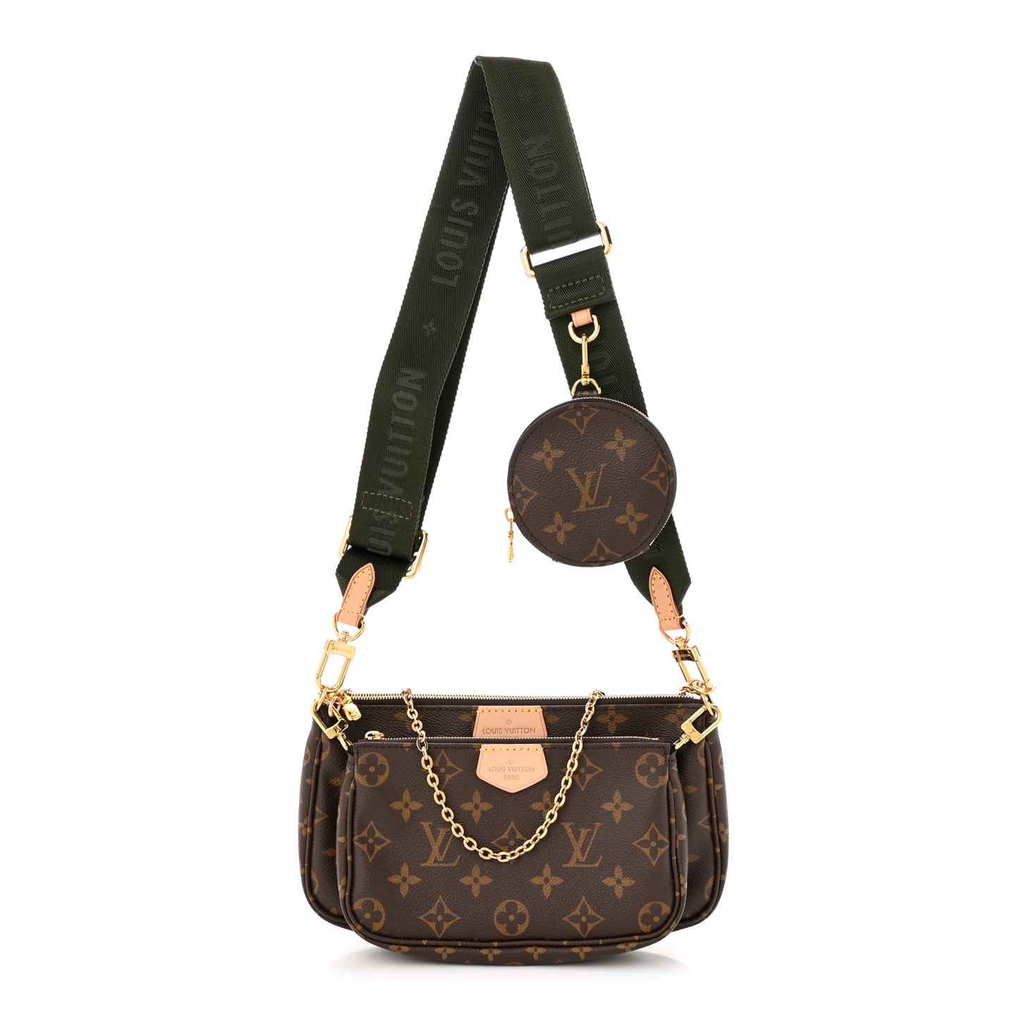 Monogram Multi Pochette Accessories Kaki