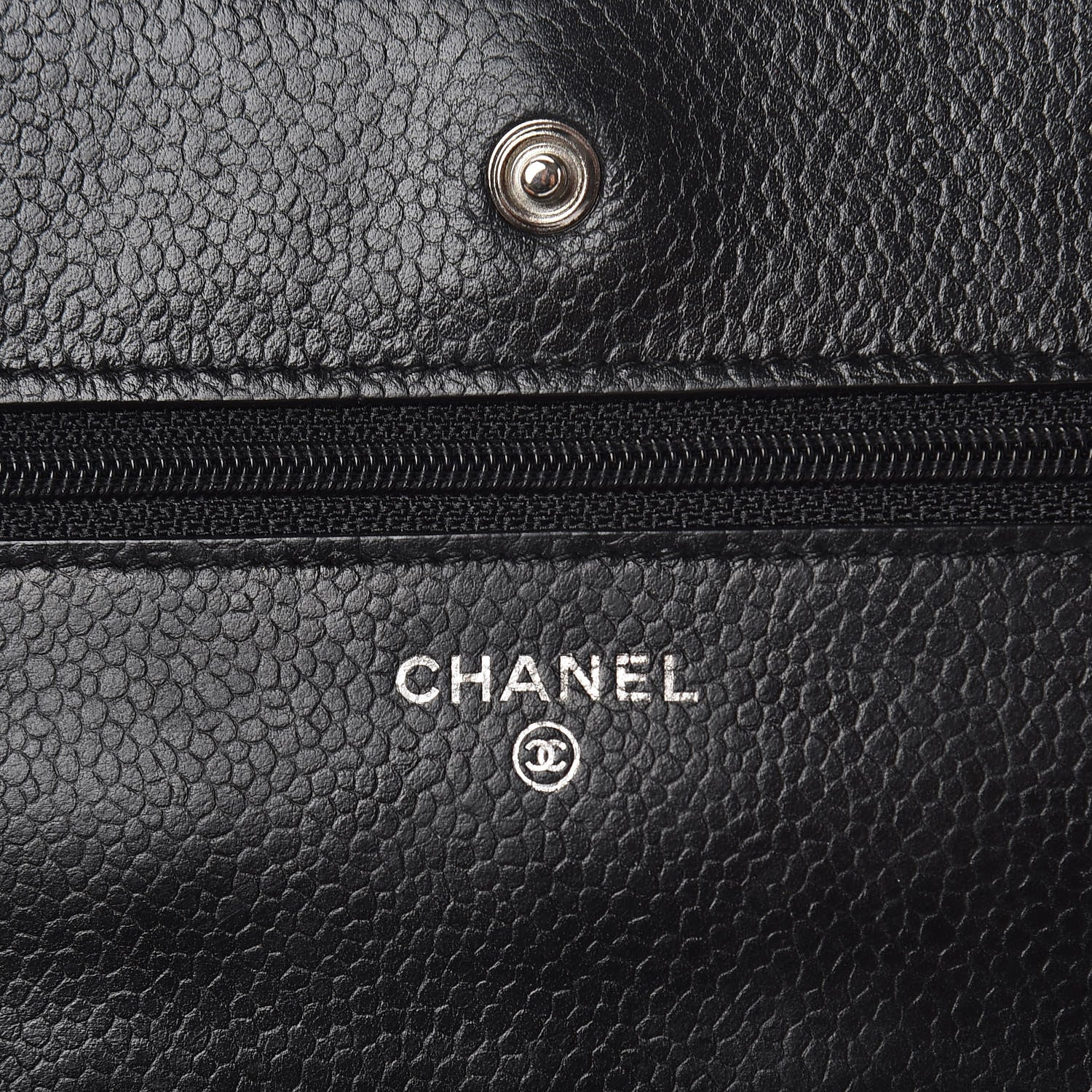 Chanel Caviar Quilted Wallet On Chain WOC Black 6 of 11