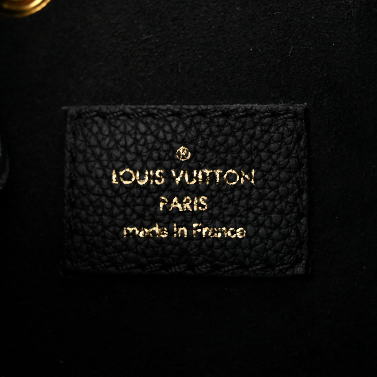 Louis Vuitton Calfskin Lockme Bucket MM Black 6 of 9