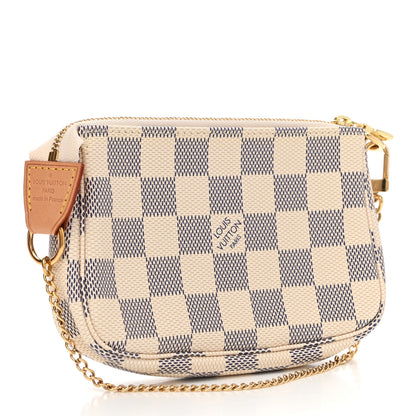 Louis Vuitton Damier Azur Mini Pochette Accessories 3 of 8