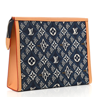 Louis Vuitton Jacquard Since 1854 Toiletry Pouch 26 Blue 3 of 7