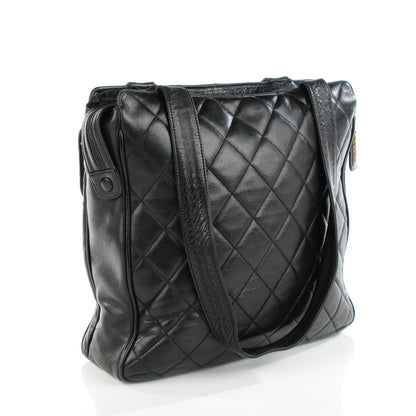 Chanel Lambskin Quilted Shoulder Bag Black 3 of 7