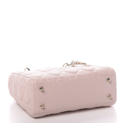 Christian Dior Lambskin Cannage Small Lucky Badges My Lady Dior Pink 4 of 10