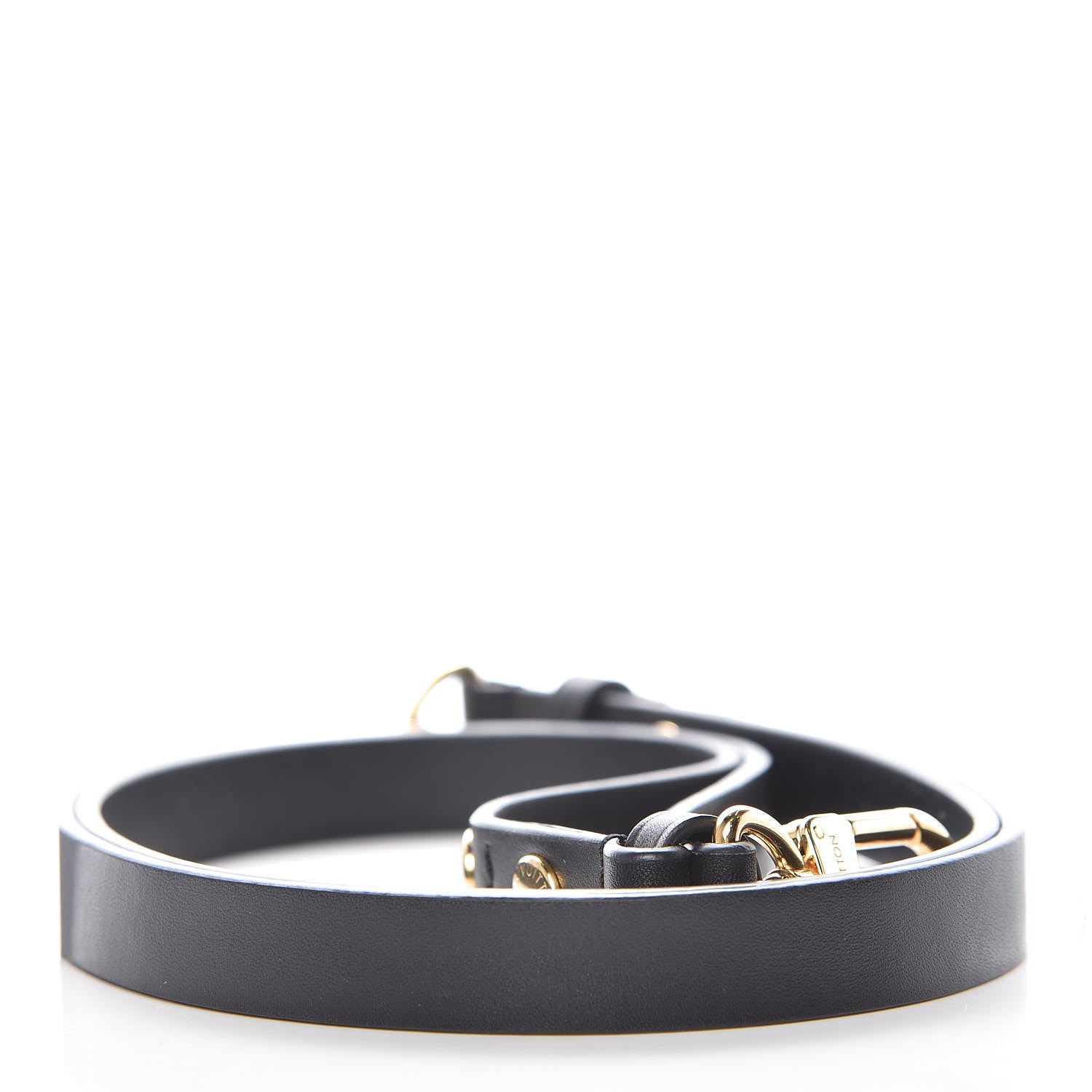 Louis Vuitton Calfskin Neo Noe Shoulder Strap Black 2 of 3