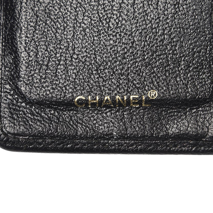Chanel Goatskin Yen Wallet Black 6 of 13