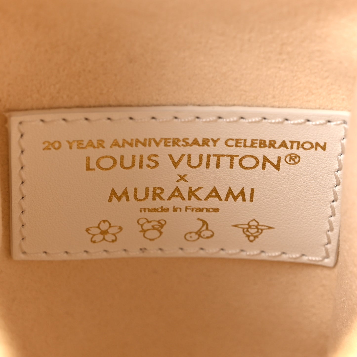 LV x TM Cowhide Monogram Multicolor Side Trunk MM White