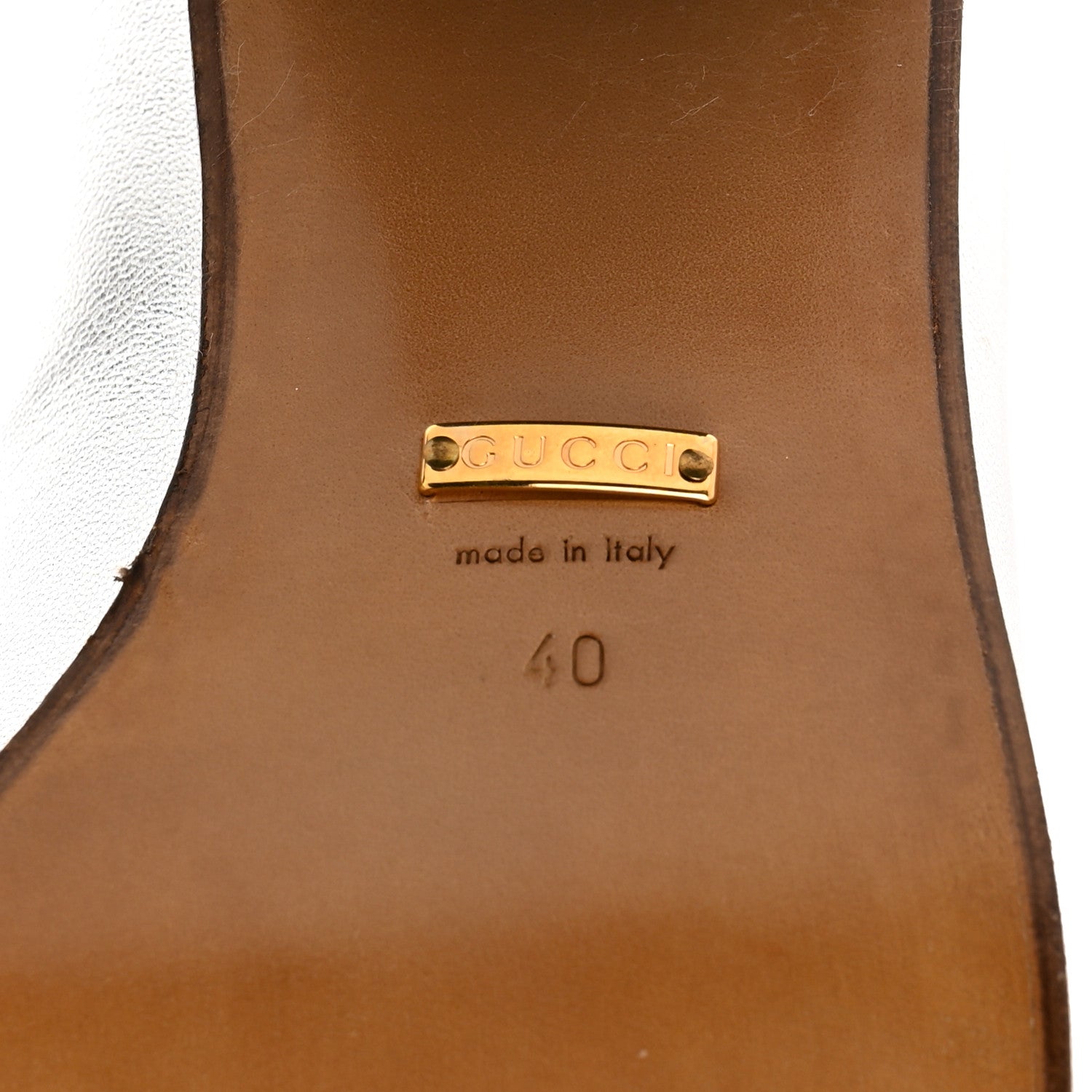 Gucci Galassia GG Marmont Fringe 50mm Loafer Pumps 40 Argento 8 of 9
