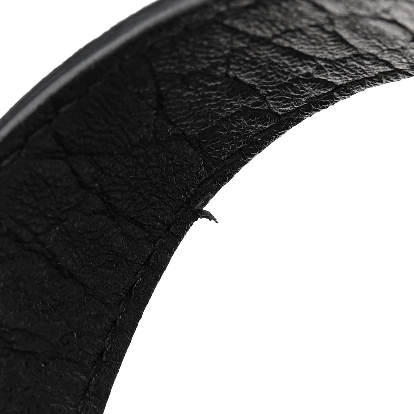 Matte Supple Lambskin Crocodile Embossed Classic Black Hardware S City Black