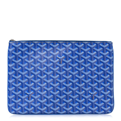 Goyard Goyardine Senat Pochette MM Sky Blue 1 of 10