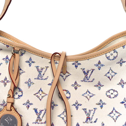 Louis Vuitton Monogram Jacquard CarryAll PM Multicolor Beige 7 of 10