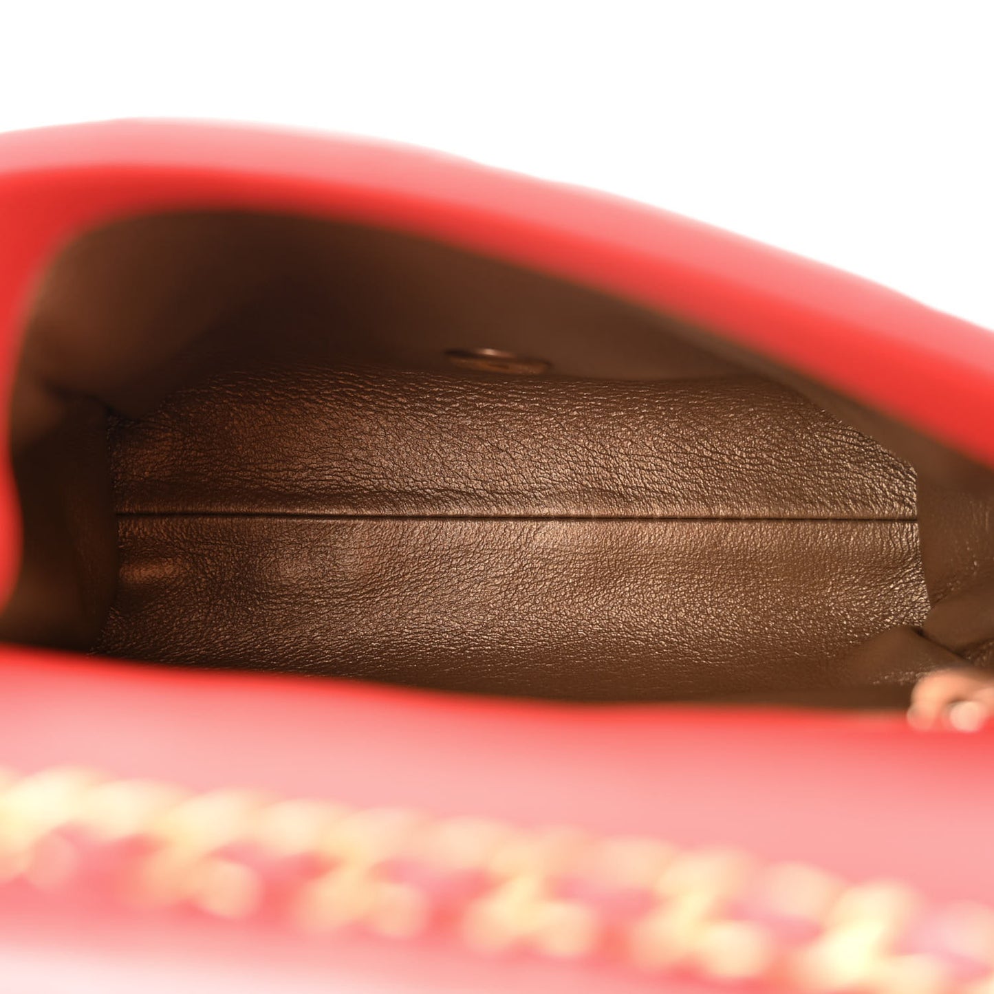 Lambskin Quilted Side-Packs Red