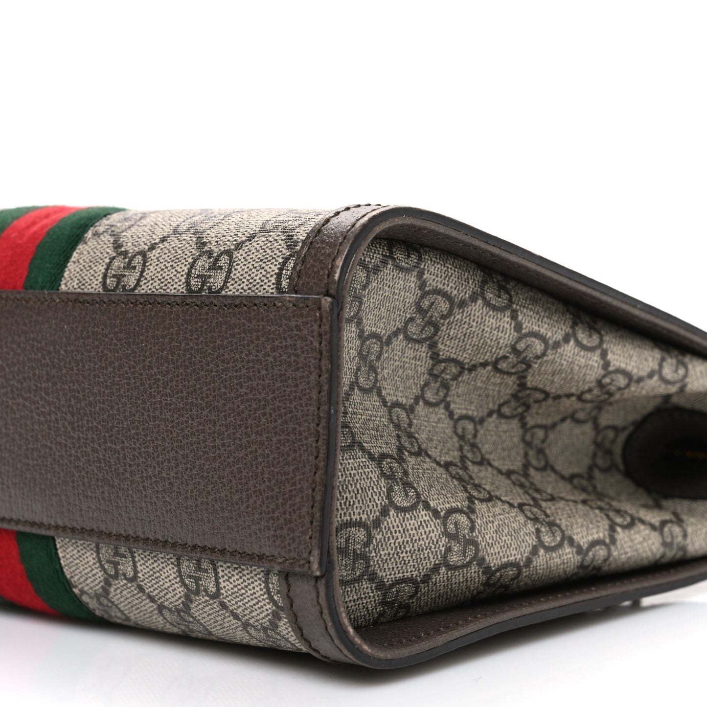 GG Supreme Monogram Small Ophidia Tote Bag Brown