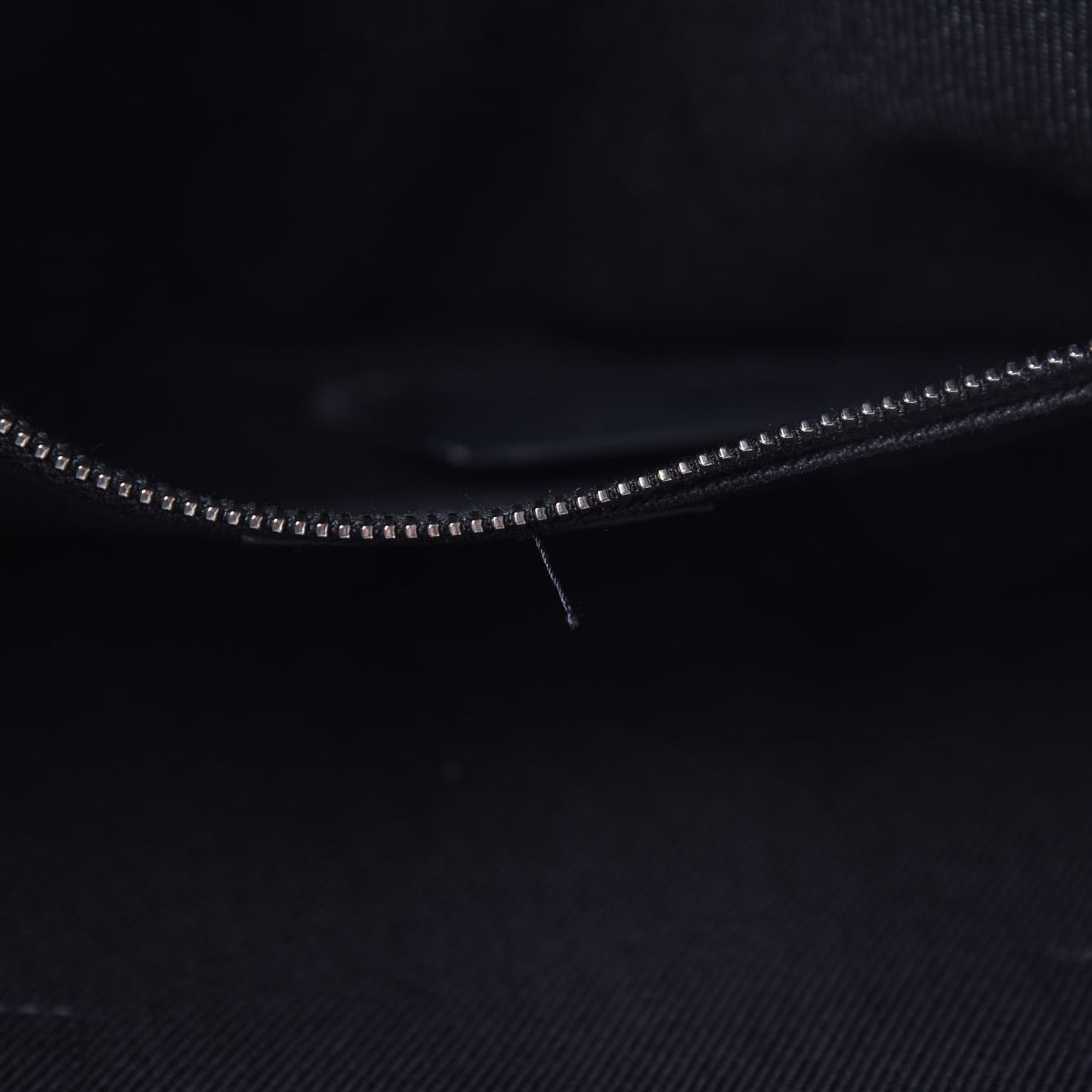 Linen Calfskin Rive Gauche Tote Black