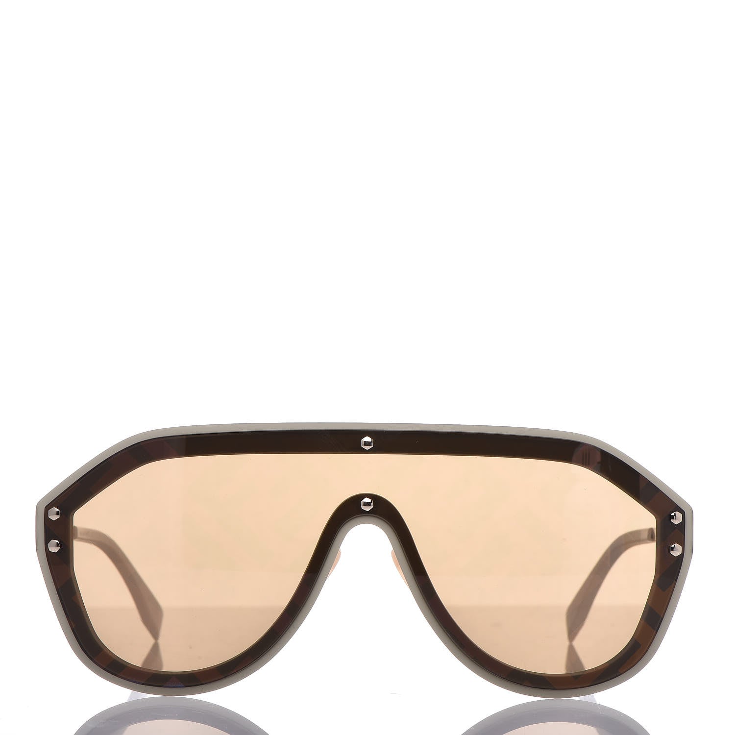 Fendi FF Fabulous Shield Sunglasses FF M0039/G/S White 3 of 13