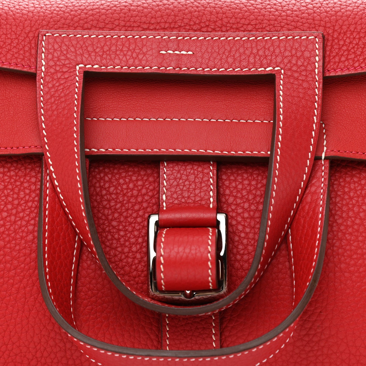 Taurillon Clemence Verso Halzan 31 GM Rouge Casaque Vermillion