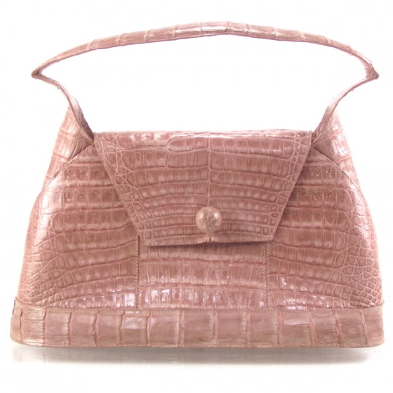 Nancy Gonzalez Crocodile Handbag Pink 1 of 9