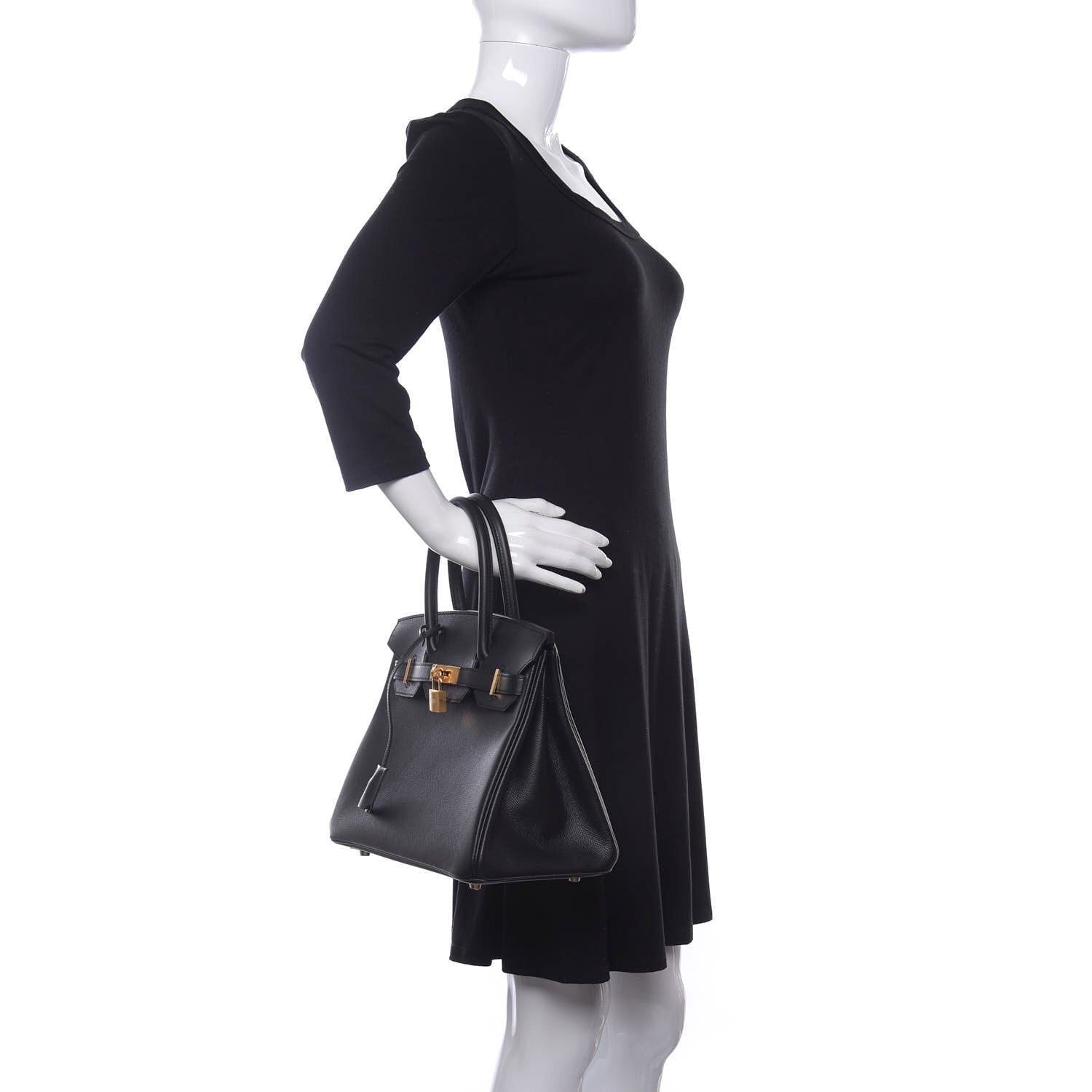 Hermes Epsom Birkin 30 Black 2 of 11
