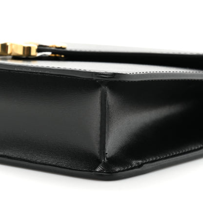 Celine Shiny Calfskin Triomphe Margo Wallet on Chain Black 8 of 11