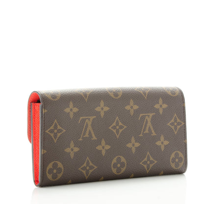 Louis Vuitton Monogram Emilie Wallet Poppy 3 of 7