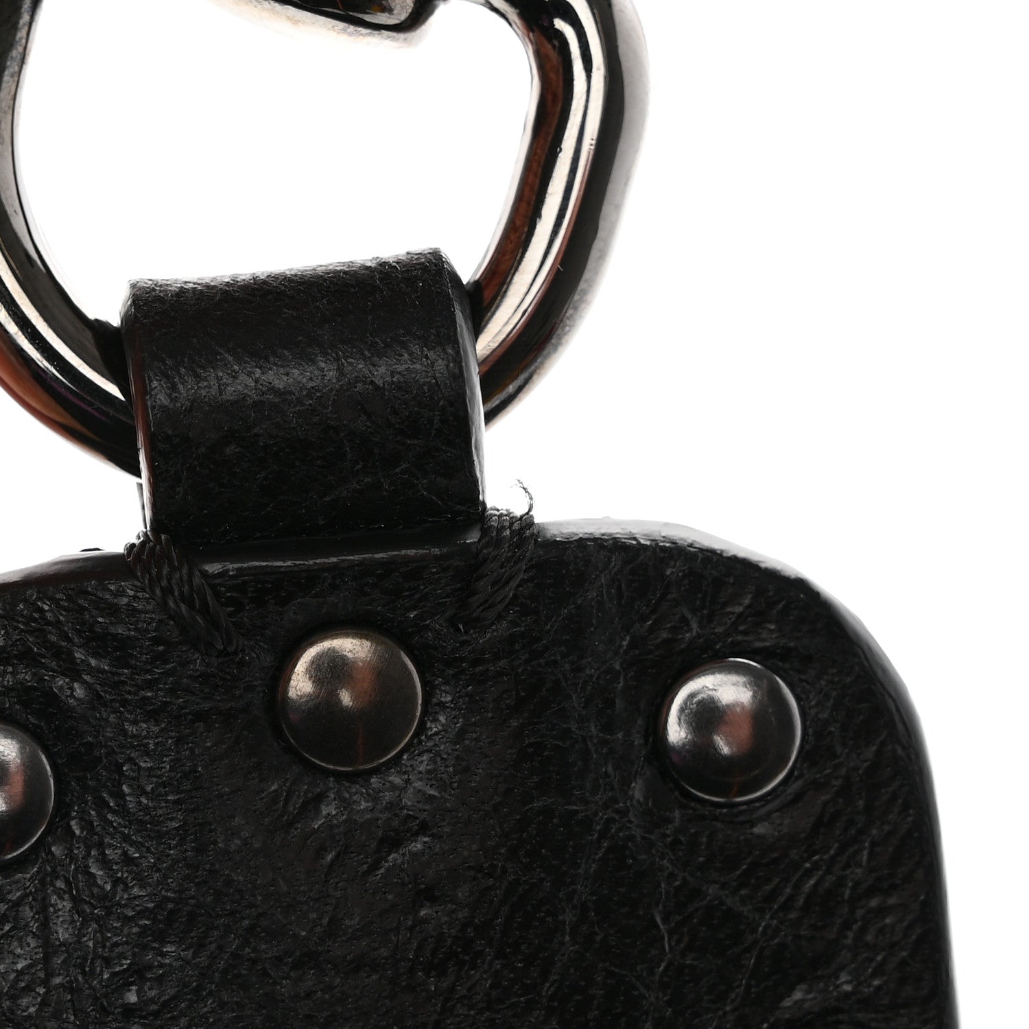 Valentino Garavani Craquele Nappa Rockstud Spike Shoulder Strap Black 4 of 5