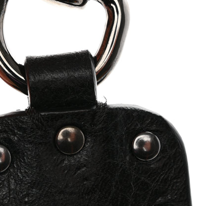 Valentino Garavani Craquele Nappa Rockstud Spike Shoulder Strap Black 4 of 5