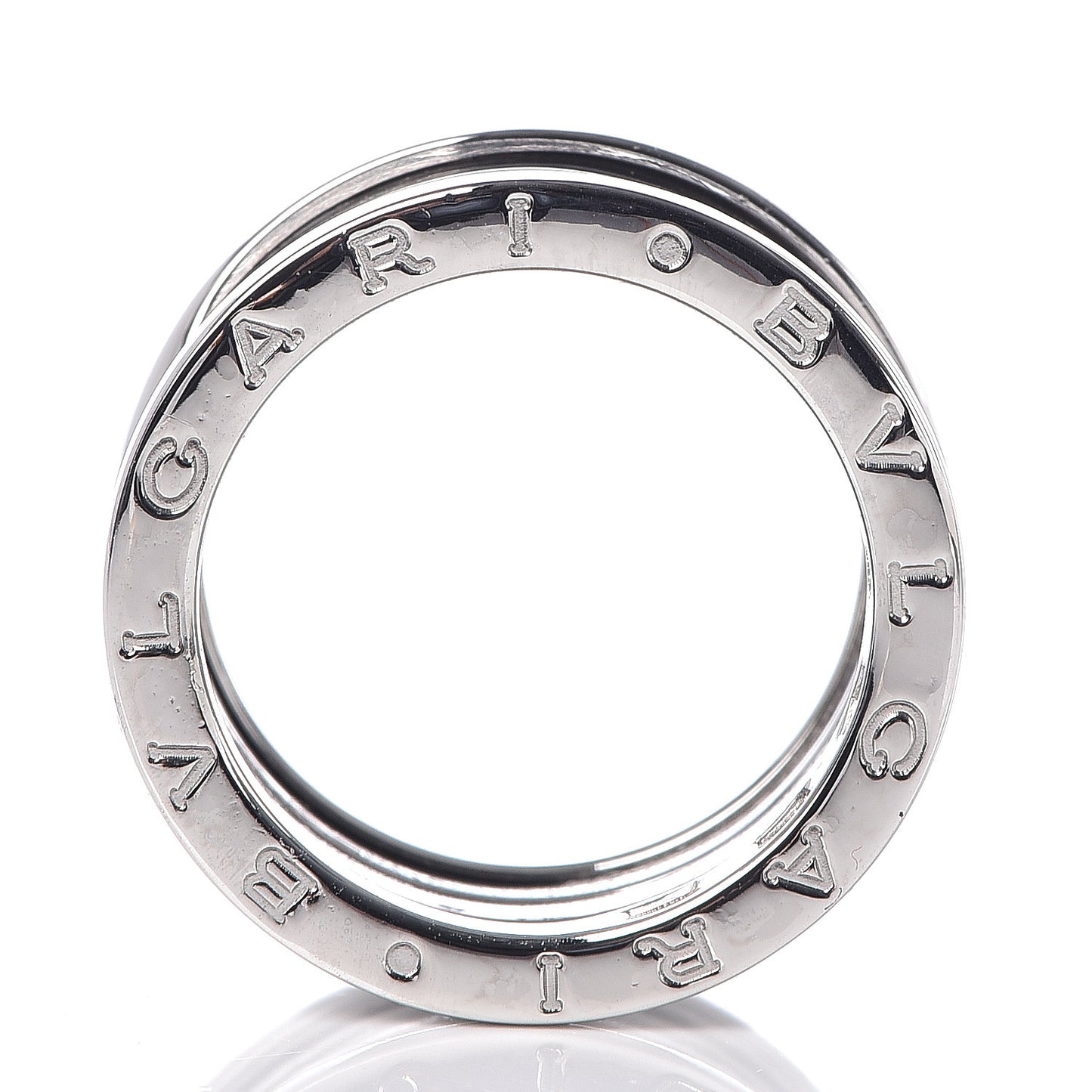 18K White Gold B.Zero1 4 Band Ring 54 6.75