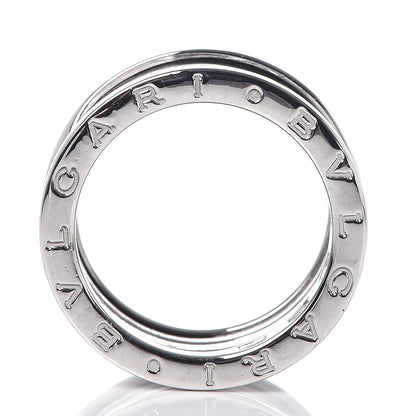 Bulgari 18K White Gold B.Zero1 4 Band Ring 54 6.75 4 of 5