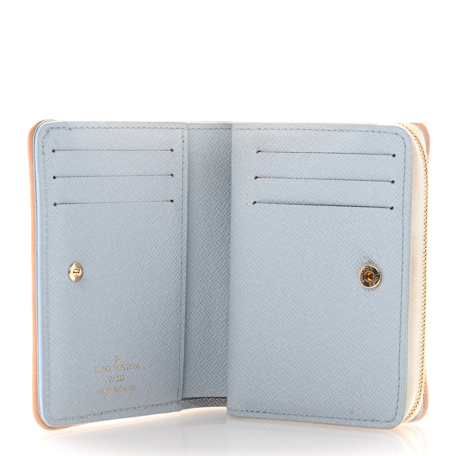 Louis Vuitton Monogram Jacquard Lou Wallet White 5 of 8