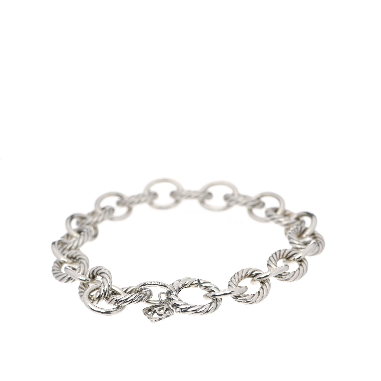 Sterling Silver 10mm Medium Oval Link Bracelet