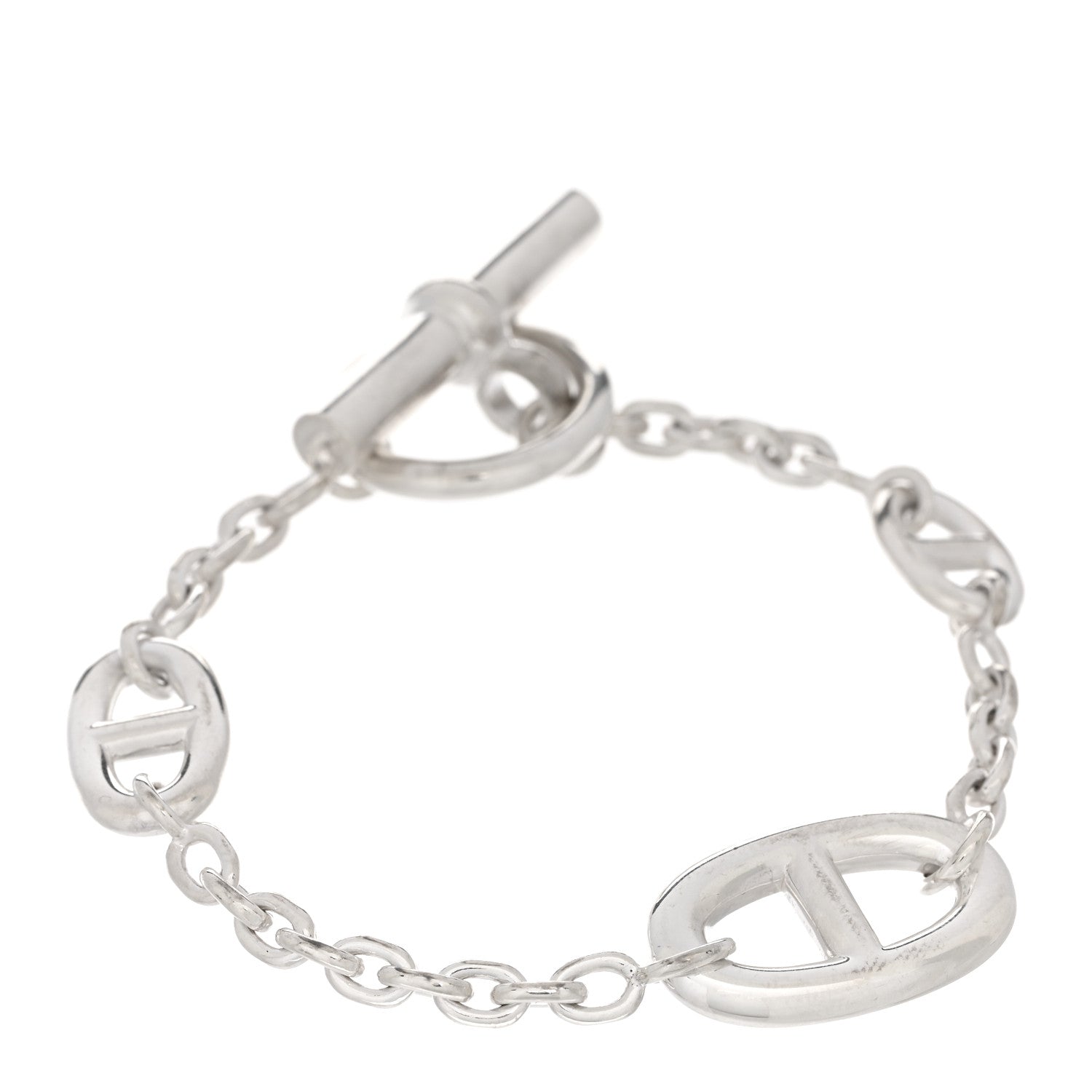 Hermes Sterling Silver Farandole Bracelet ST 1 of 3