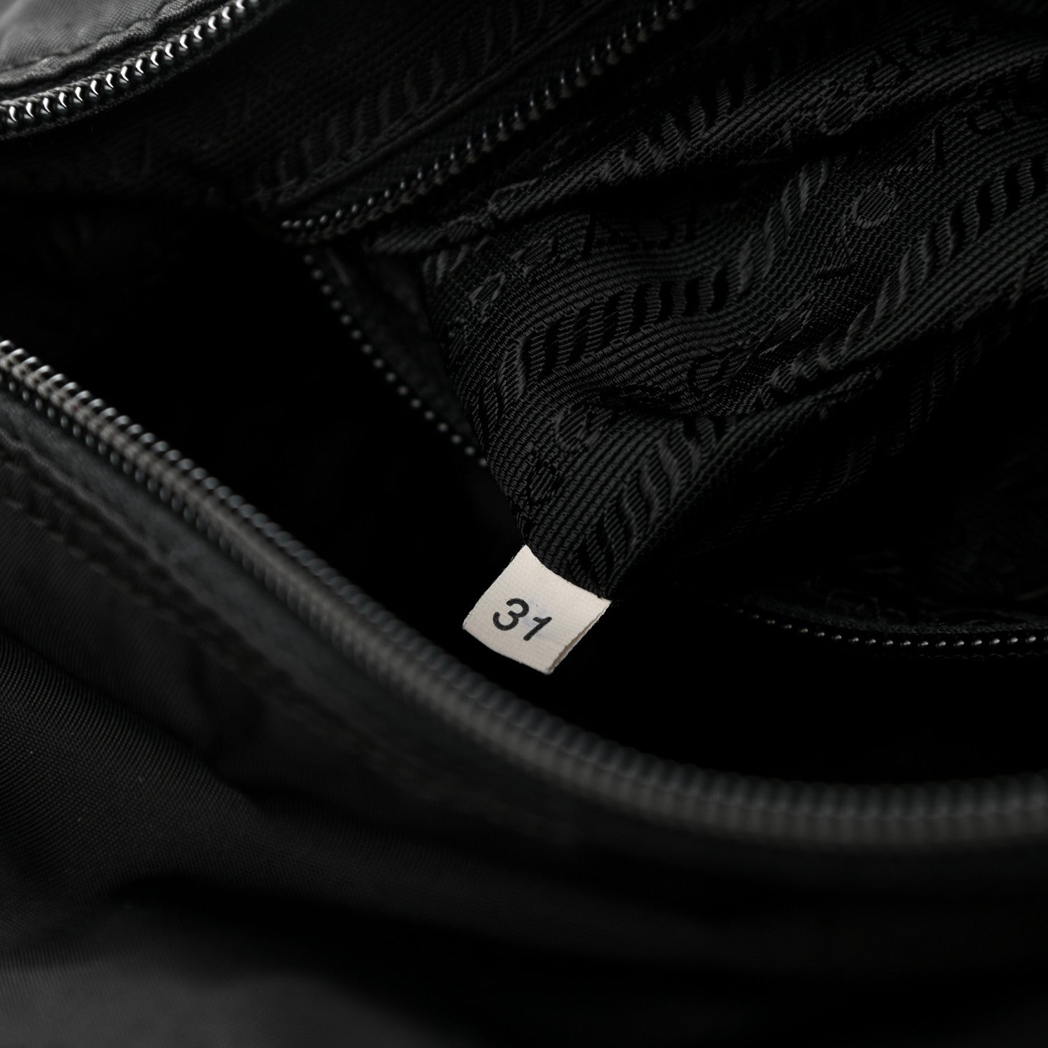 Prada Nylon Vela Messenger Bag Black 6 of 14