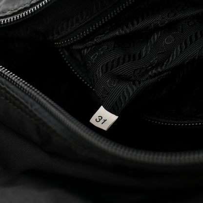 Prada Nylon Vela Messenger Bag Black 6 of 14