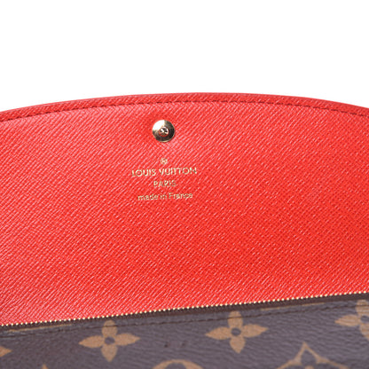 Louis Vuitton Monogram Bloom Flower Emilie Wallet Coquelicot 6 of 11