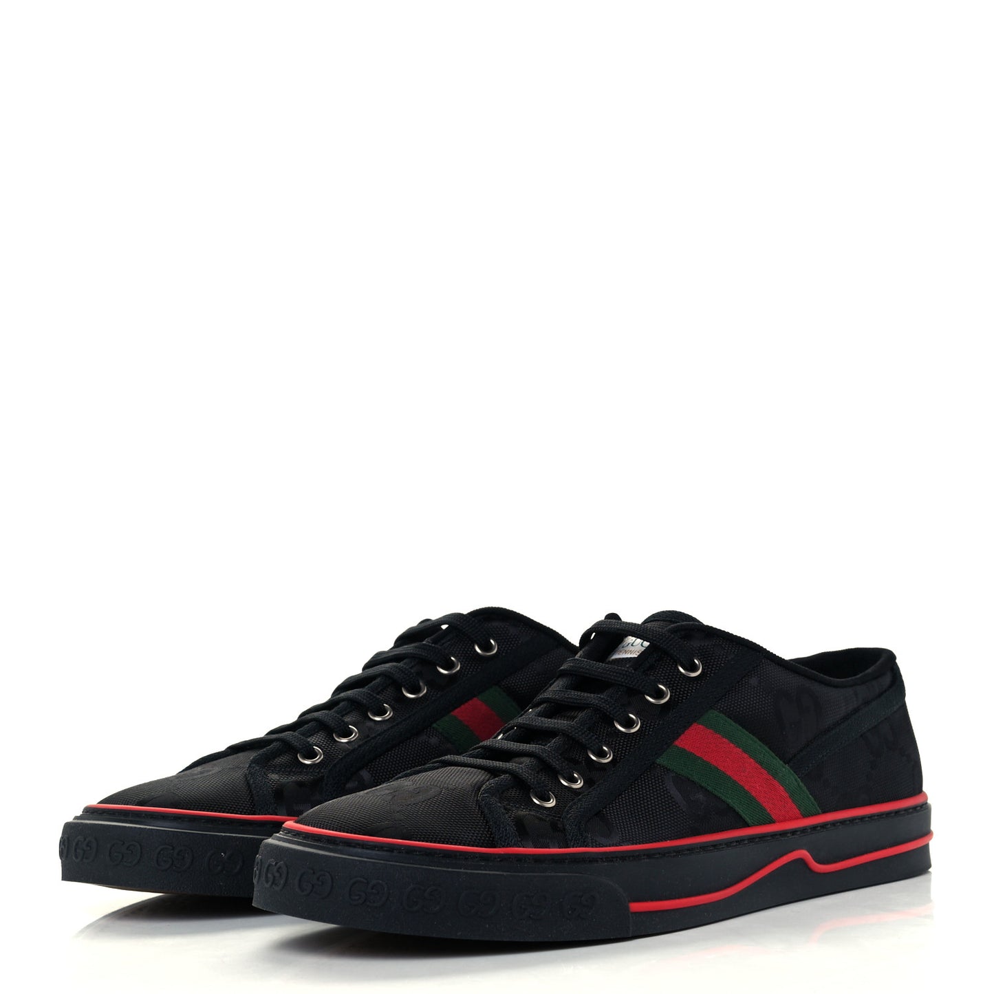 Econyl Nylon Web Monogram Off The Grid Mens 1977 Tennis Sneakers 10 Black