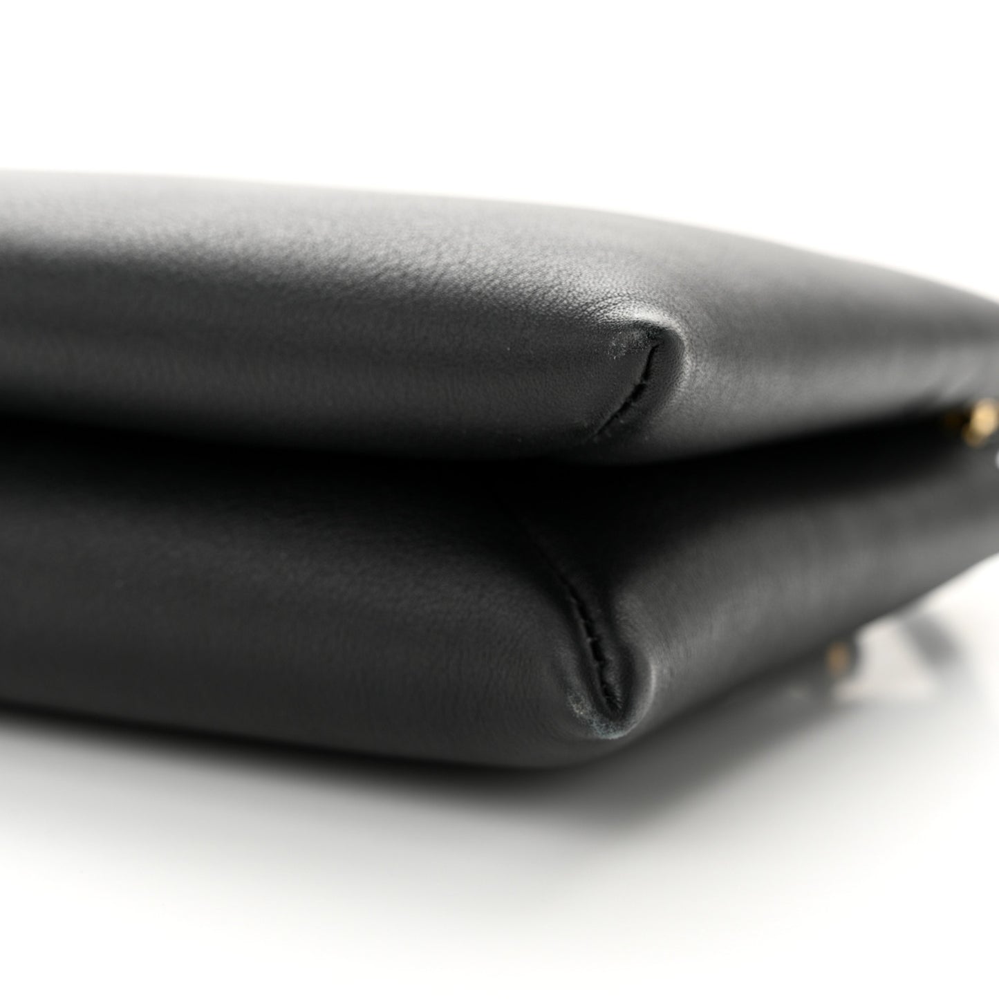 Grained Calfskin Mini Nu Twin Bag Black