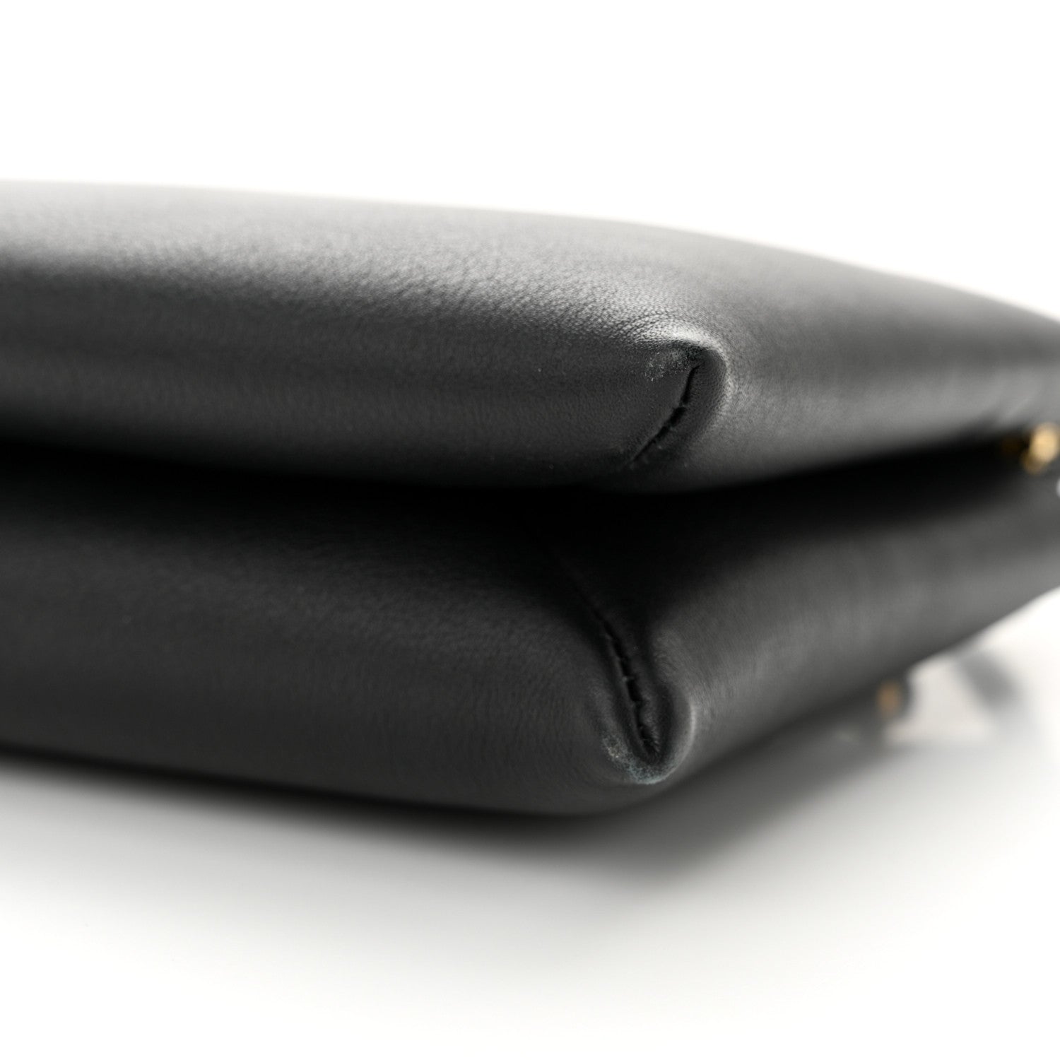 The Row Grained Calfskin Mini Nu Twin Bag Black 9 of 9